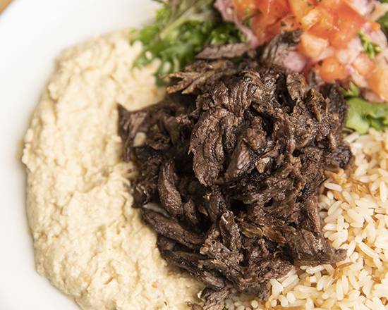 Order Beef Shawarma Platter food online from Daily Bread Marketplace store, Miami on bringmethat.com