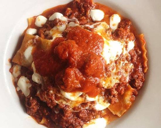 Order Sicilian Lasagna food online from Saint Rocco's New York Italian store, Dallas on bringmethat.com