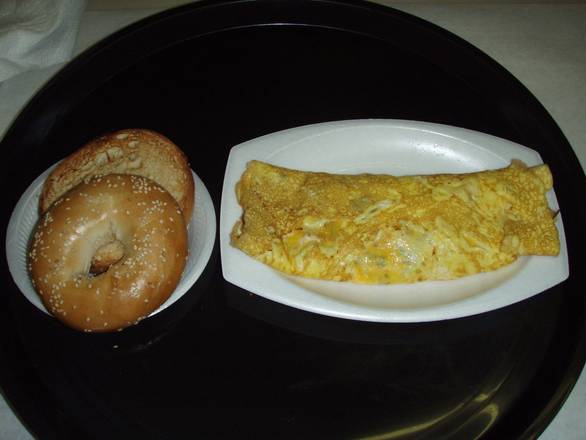 Order Meat & Cheese omelette food online from Tysons Bagel Market store, Vienna on bringmethat.com