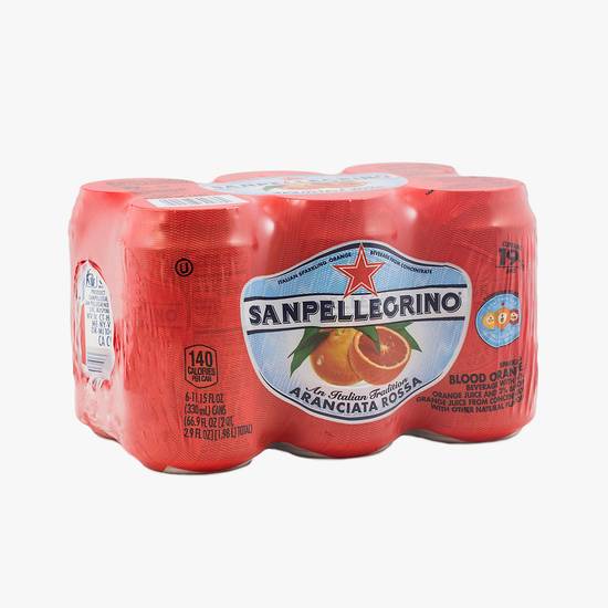 Order San Pellegrino Aranciata Rossa Sparkling Blood Orange Beverage food online from Santa Monica Liquor store, Santa Monica on bringmethat.com