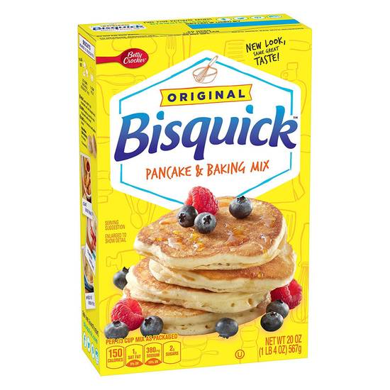 Order Bisquick Origianl Pancake & Baking Mix 20oz food online from Everyday Needs By Gopuff store, Fairfield on bringmethat.com