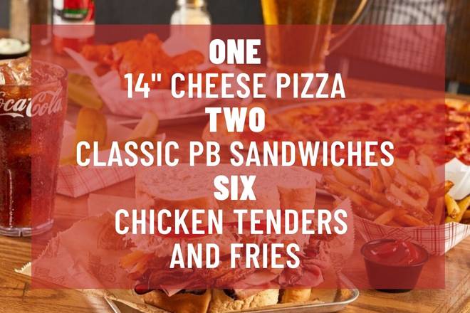Order Pizza, Sandwiches, Chicken Tender Combo food online from Primanti Bros store, Morgantown on bringmethat.com