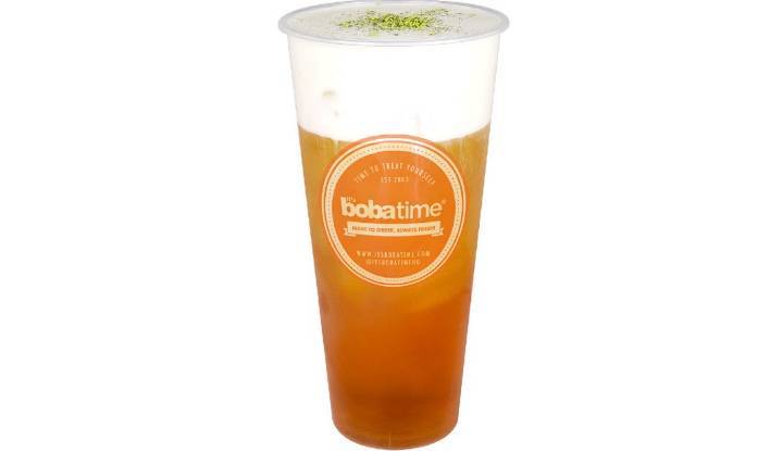 Order Milk Foam Jasmine Tea food online from Boba Time store, Los Angeles on bringmethat.com