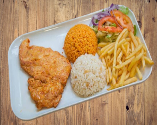 Assiette double escalope
