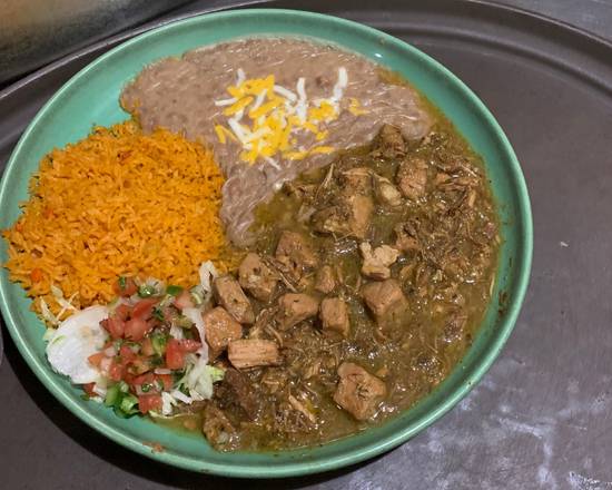 Order Chile Verde food online from Hacienda Amigo Mio store, Springfield on bringmethat.com