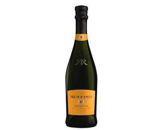 Order Ruffino Prosecco, 750mL sparkling wine(11.0% ABV) food online from Woodbury Wine & Spirits store, ORLANDO on bringmethat.com