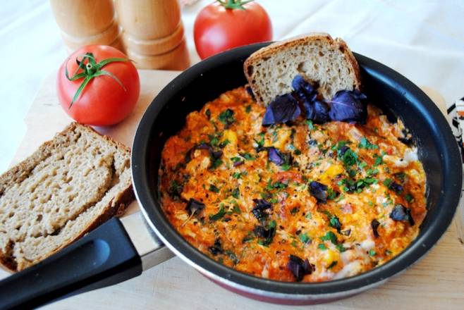 Order Armenian Tomato and Herbs Omelette food online from Lb Cake Stop store, Baldwin Park on bringmethat.com
