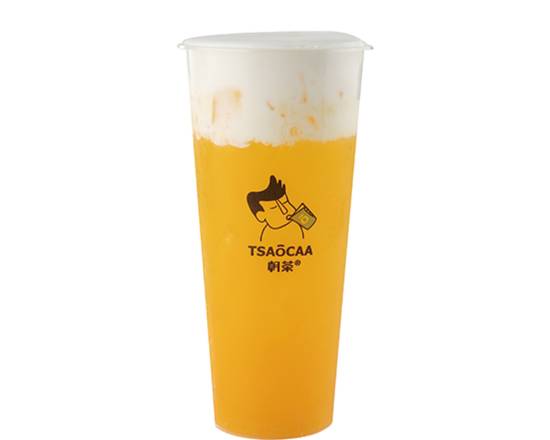 Order Mango Green Tea w. Foam food online from Tsaocaa store, Philadelphia on bringmethat.com