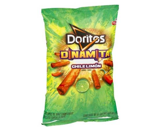 Order Doritos Dinamita Rolled Tortilla Chips Chile Limon 4oz food online from Fresko Market store, Miami on bringmethat.com
