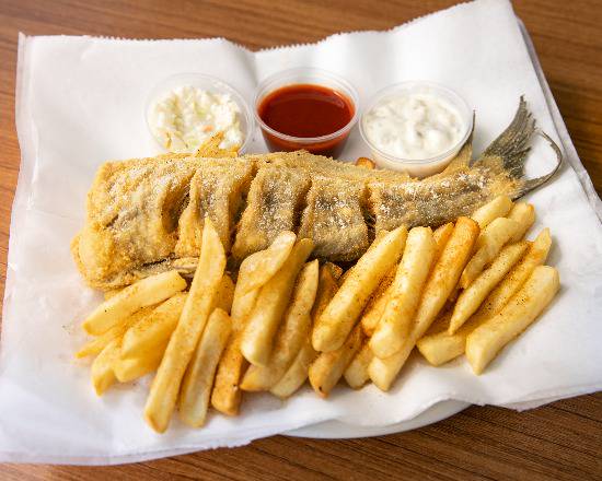 Order 12 Catfish Fillet + Family Fries and 2Ltr Drink food online from Jr's Fish & Chicken - Riverdale store, Memphis on bringmethat.com
