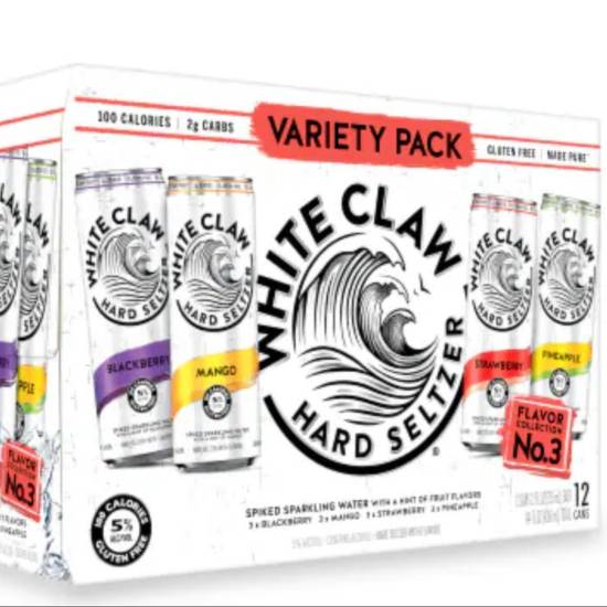 Order White Claw Variety Pack #3 food online from Santa Monica Liquor store, Santa Monica on bringmethat.com