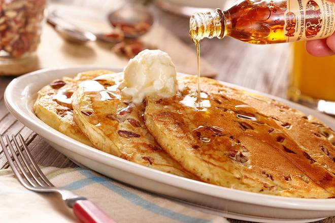 Order Pecan Pancakes food online from Cracker Barrel Old Country Store store, Somerset on bringmethat.com