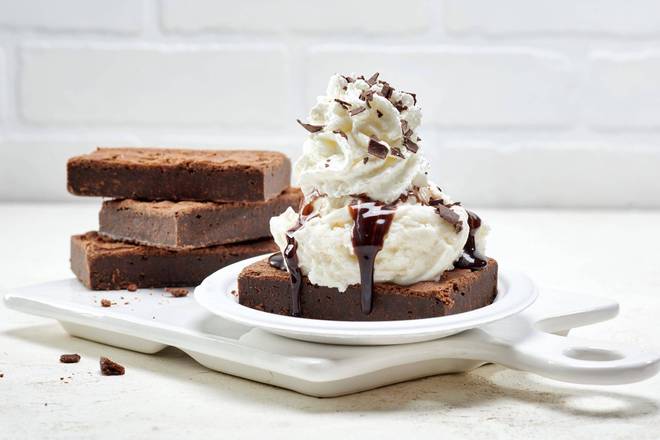 Order Chocolate Truffle Brownie - 2 in a Box food online from Lb Cake Stop store, Baldwin Park on bringmethat.com