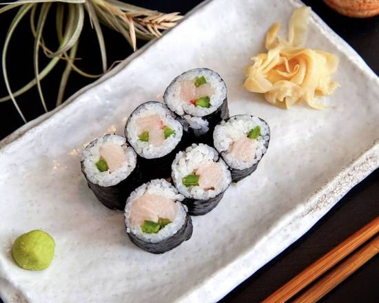 Order Yellowtail Roll food online from Mika Sushi II store, Westminster on bringmethat.com