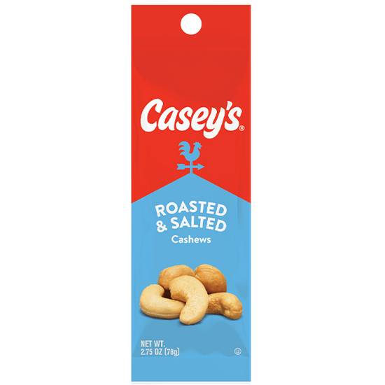Order Casey's Roasted & Salted Cashew Tube 2.75oz food online from Casey store, Omaha on bringmethat.com