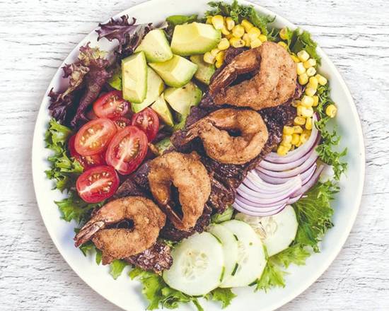 Order Ensalada Crispy Mar Y Tierra food online from Noches De Colombia store, Fairview on bringmethat.com