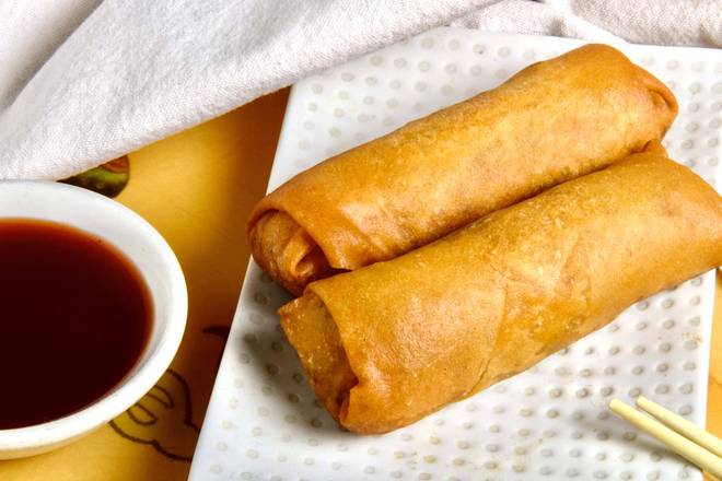 Order A1. Egg Rolls food online from Din Ho Chinese BBQ store, Austin on bringmethat.com