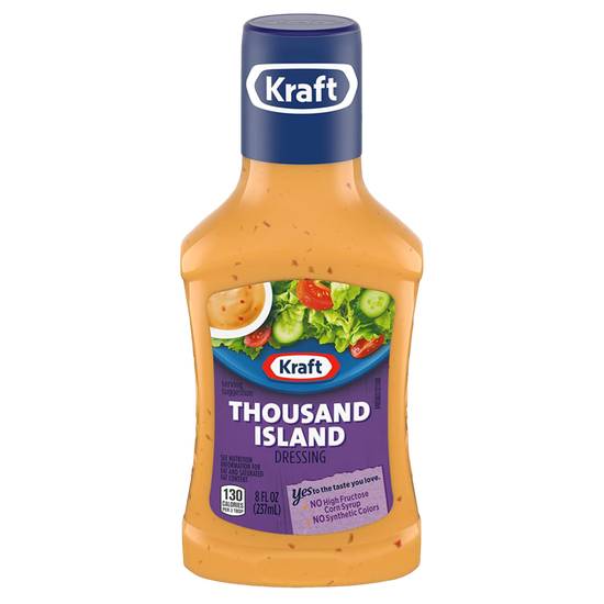 Order Kraft Thousand Island Dressing 8oz food online from Everyday Needs By Gopuff store, Fairfield on bringmethat.com