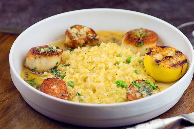 Order Scallops Meunière food online from Founding Farmers DC store, Washington on bringmethat.com