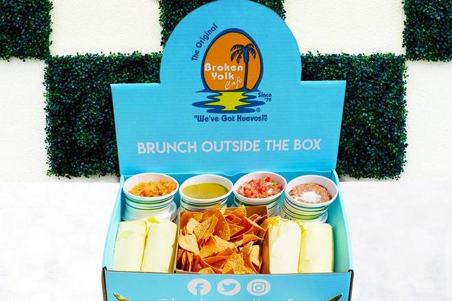 Order Fiesta Box Family Meal food online from The Broken Yolk Cafe  store, San Diego on bringmethat.com