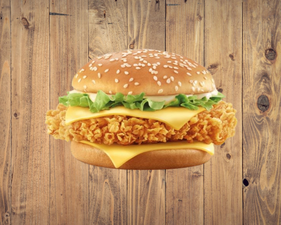 CHICKEN BURGER🍔🧀🍗