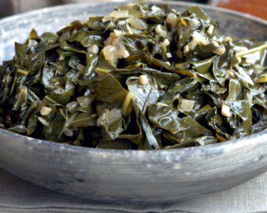 Order Caramelized Collard Greens  food online from Boston Food Plug store, Boston on bringmethat.com