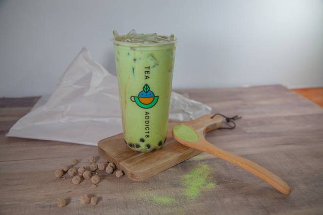Order Matcha Milk Tea food online from Tea Addicts store, Seattle on bringmethat.com
