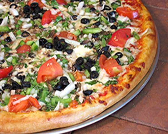 Order 16" Large Veggie Pizza food online from Best Ny Pizza store, Tampa on bringmethat.com