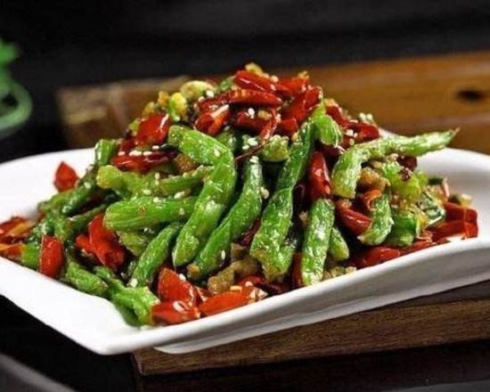 Order V1. Stir-Fried String Bean 干煸四季豆 food online from Chopsticks Cuisine store, Seattle on bringmethat.com