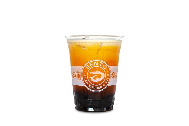 Order 16oz Thai Tea food online from Bento Asian Kitchen + Sushi - Southside store, Jacksonville on bringmethat.com