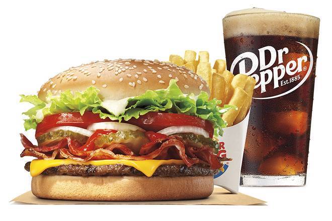 Order WHOPPER® with Bacon & Cheese Meal food online from Burger King store, St Petersburg on bringmethat.com