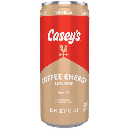 Order Casey's Vanilla Coffee Energy 15oz food online from Casey's General Store store, Lincoln on bringmethat.com