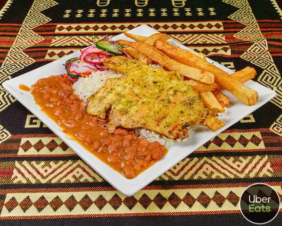 Order Breaded Chicken Breast (Pechuga Apanada) food online from Palla Ecuadorian Flavor store, Meriden on bringmethat.com