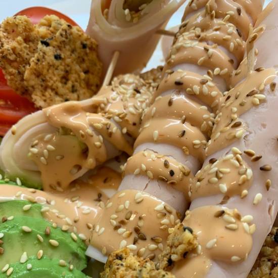 Order On the Go  "Keto Sushi Cuts"  (3 Carbs)  GF food online from Ketoeat store, Dallas on bringmethat.com