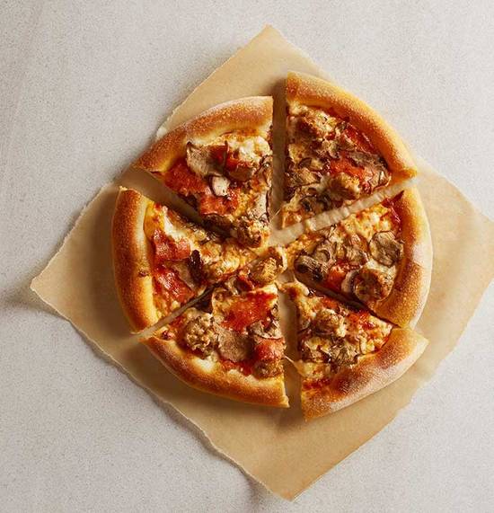 Order KIDS MUSHROOM PEPPERONI SAUSAGE PIZZA food online from California Pizza Kitchen - Sarasota store, Sarasota on bringmethat.com