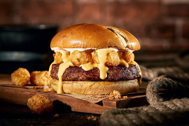 Order THE BAYOU BURGER food online from Underground Chuck's store, Fleming Island on bringmethat.com