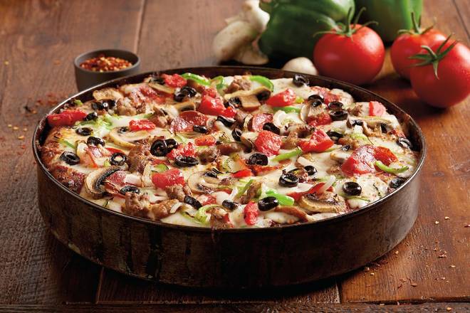 Order BJ's Favorite Pizza - Large food online from Bj Restaurant & Brewhouse store, Westminster on bringmethat.com