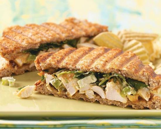 Order Chicken Panini Sandwich food online from Spaghetto store, Davie on bringmethat.com