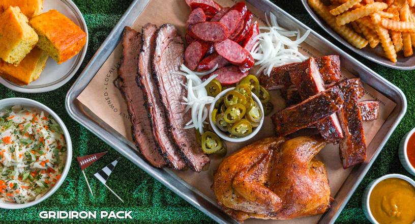 Order Happy Herd/Gridiron Pack food online from 4 Rivers Smokehouse store, Winter Park on bringmethat.com