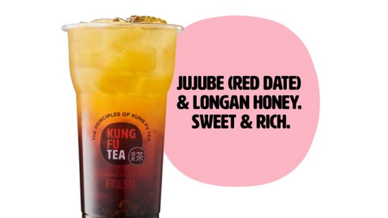 Order Hot Longan Jujubee Tea food online from Kung Fu Tea store, Canton on bringmethat.com