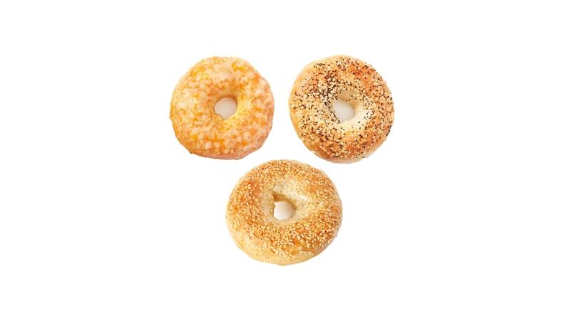 6 bagels assortis non préparés