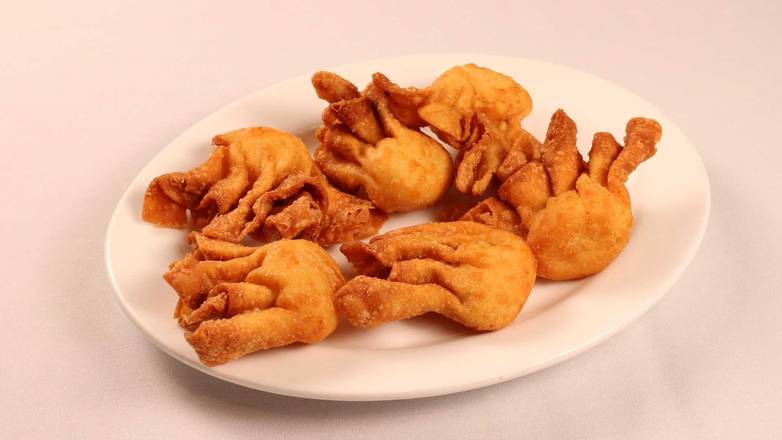 Order Fried Crab Cheese Puffs (6 pcs) food online from Chef Chan's store, Spring on bringmethat.com