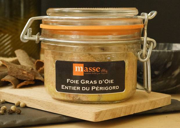 Foie gras d'oie entier Périgord bocal - 130g