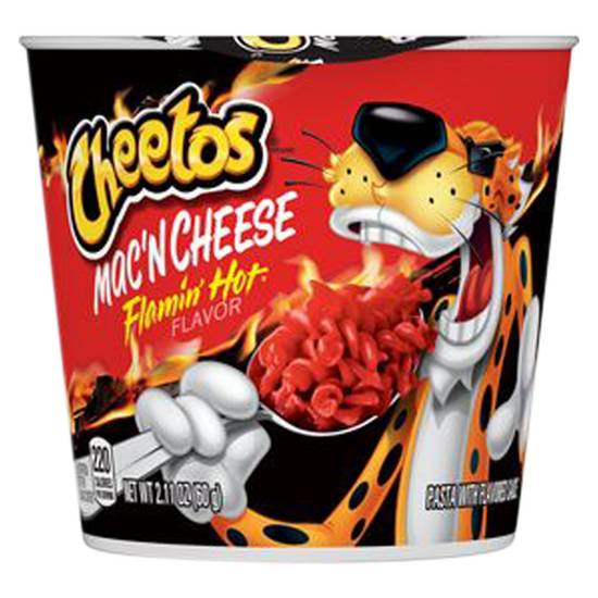 Order Cheetos Flamin Hot Mac & Cheese Cup 2.11oz food online from Everyday Needs by Gopuff store, Tampa on bringmethat.com