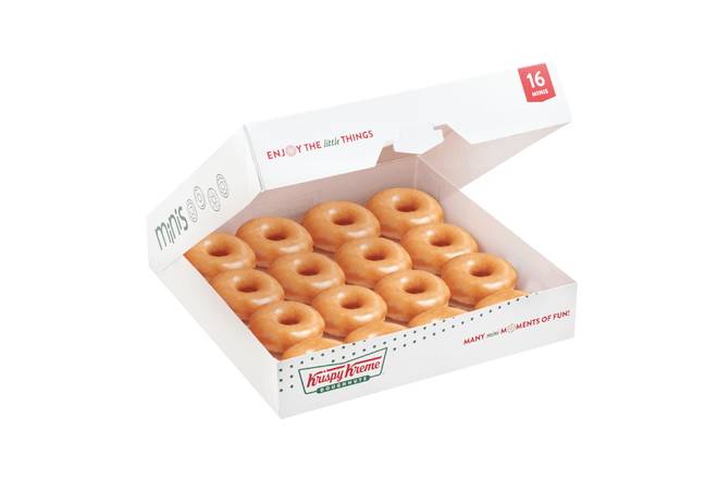 Order 16 Count Original Glazed® Minis food online from Krispy Kreme store, Macon on bringmethat.com