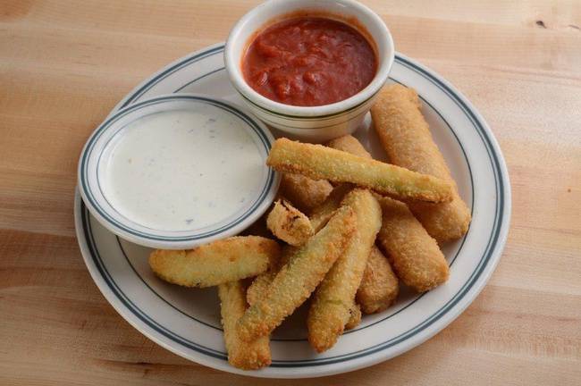 Order Combo Mozarella and Zucchini Sticks food online from Brent Deli store, Westlake Village on bringmethat.com