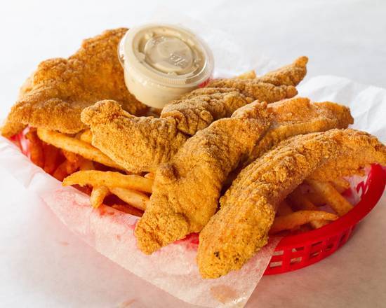 Order Fried Catfish Basket food online from The Boiling Crab store, South Miami on bringmethat.com