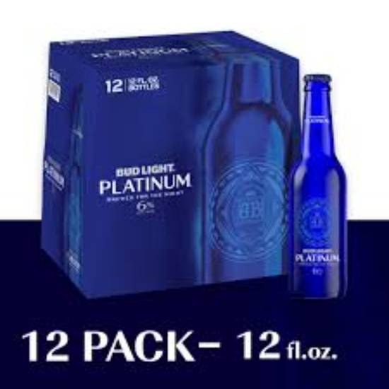 Order BUD LIGHT PLATINUM 12oz/12pk BOTTLES food online from Duke Liquor & Jr. Market store, Los Angeles on bringmethat.com