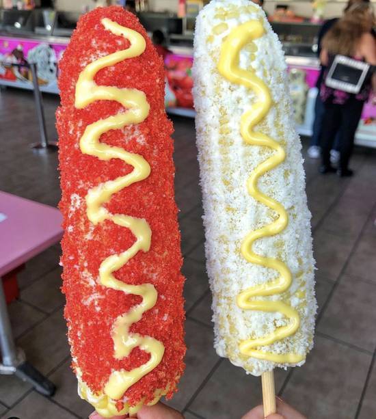 Order Elote Queso food online from La Michoacana store, San Jacinto on bringmethat.com