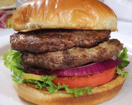 Order Double Hamburger food online from Koko's Mediterranean Grille store, Chicago on bringmethat.com